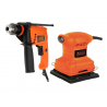 COMBO LIJADORA BS200+TALADRO PER 1/2HD555K-B3 BLACK & DECKER